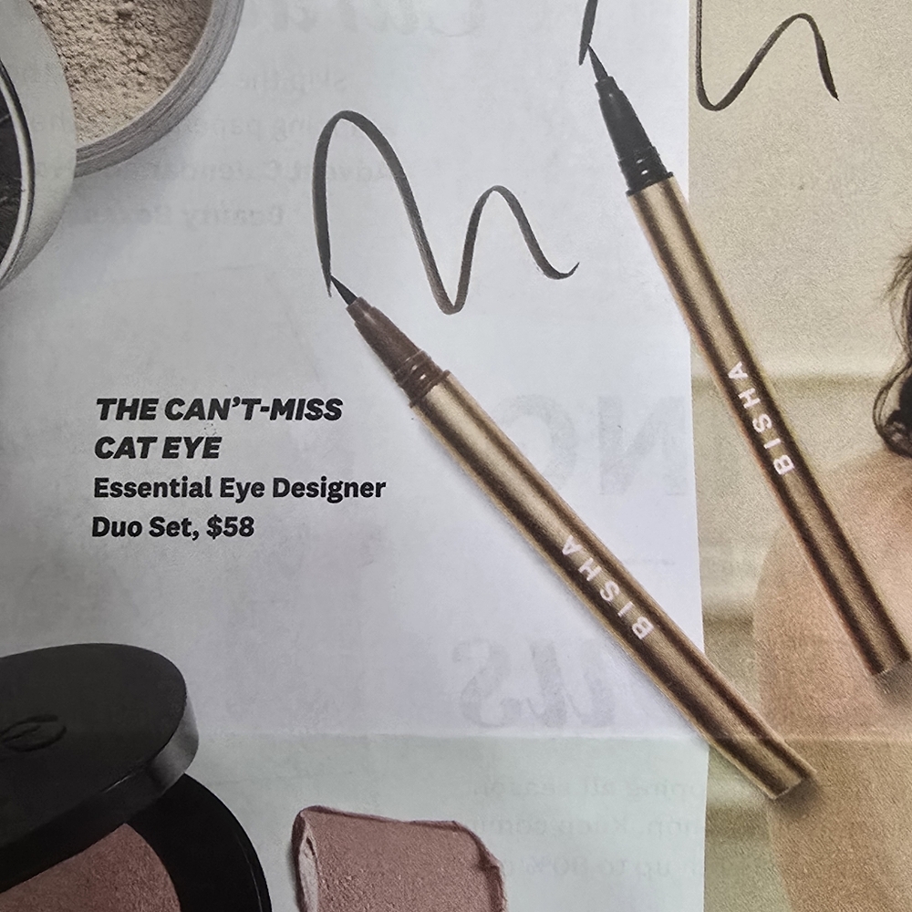BISHA  Essential Eye Designer Duo Set Liquid Liner